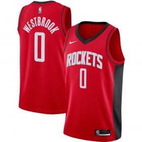 Män Houston Rockets Tröja Russell Westbrook 0 2020-2021 Nike Icon Edition Swingman